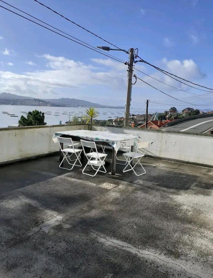 Praia Da Borna 1C Piscina Barbacoa Moaña Exteriör bild